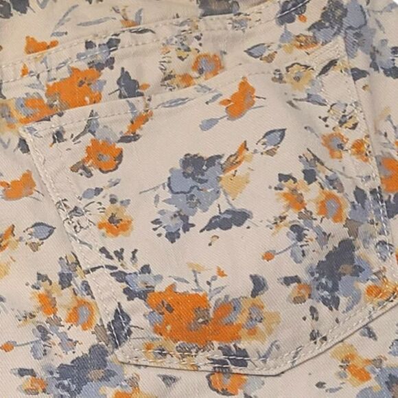 GAP Skirt‎ Mini Denim Floral 5-Pocket Jeans Style Women's Sz 10 - Picture 7 of 11